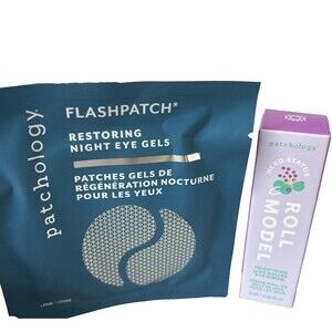 Patchology Minim-Eyes Serum Yellow Jade Roller & Eye Gel Start Set LOT of 2 NEW